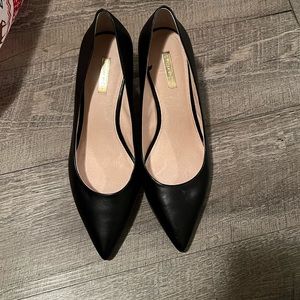 Black low heels